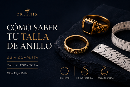 Cómo saber tu talla de anillo fácilmente | Guía de tallas española ORLÉNIX